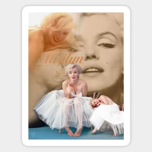 Marilyn Collage Portrait Sticker